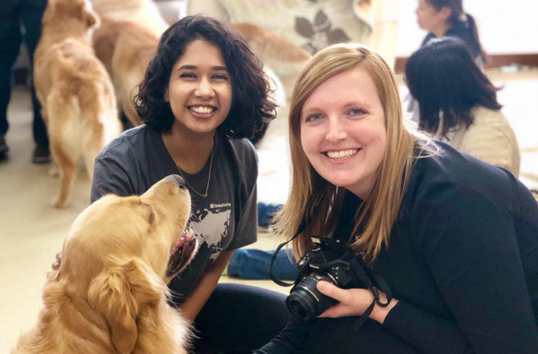 A site visit with a nonprofit partner and